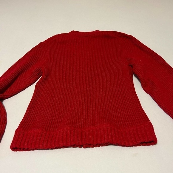 Liz Claiborne Lizsport Petite Red zip up sweater Petite P - Picture 7 of 11
